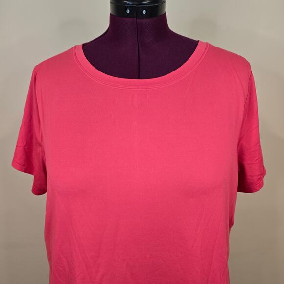 Women's DSG Pink Short Sleeve Athletic Top | Size XL - Picture 4 of 9